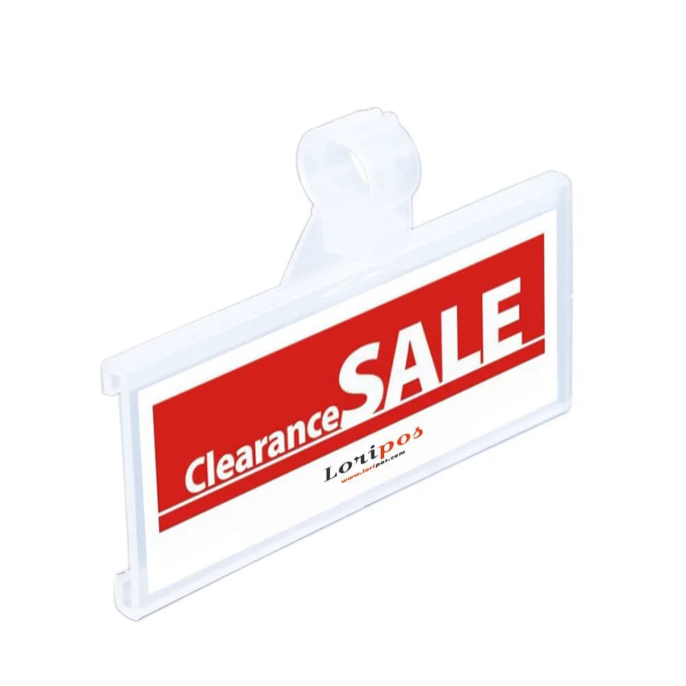 20 pezzi in plastica per cartellini per cartellini per cartellini per cartellini appesi, scaffale per supermercati, scaffale a filo singolo