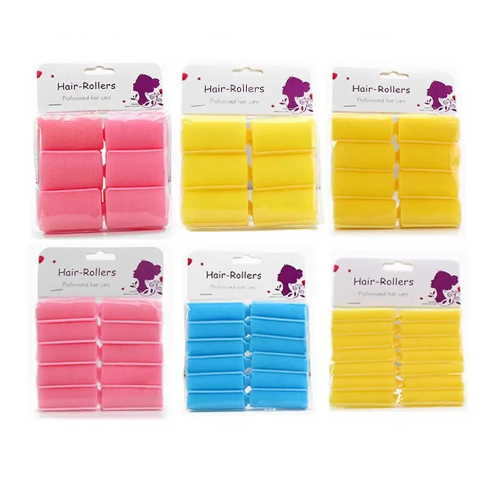 10pcs DIY Soft Sponge Curler Durable Hairproof Hair Tools Portable Multi-functional Hair Foam Rollers Women