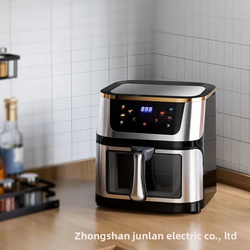 Air Fryer New Model Household Large Capacity French Fries Maker Multi-Functional Electric Touch Control Overheat Protection