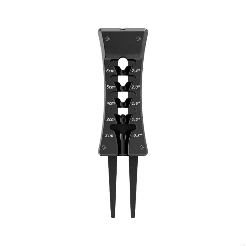 L38F Golf Tees Strumento altezza altezza Strumento riparazione del divot golf portatile e supporto per tees