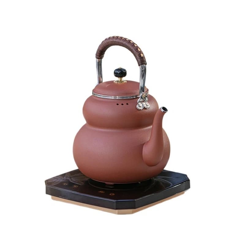 Kettle purple sand color, rattan lifting beam tea artist, electric kettle for tea making