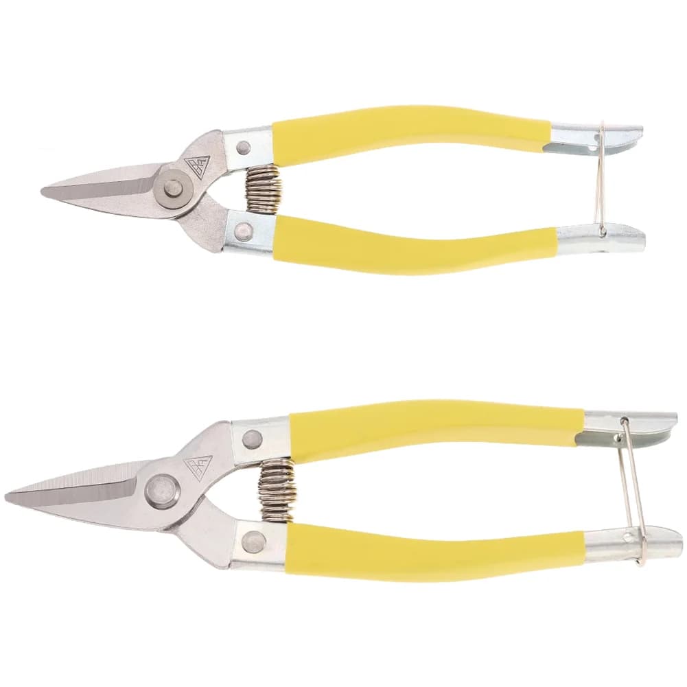Precision Pruning Shears Featuring Stainless Steel Construction and Ergonomic Non-Slip Handles for Extended Gardening