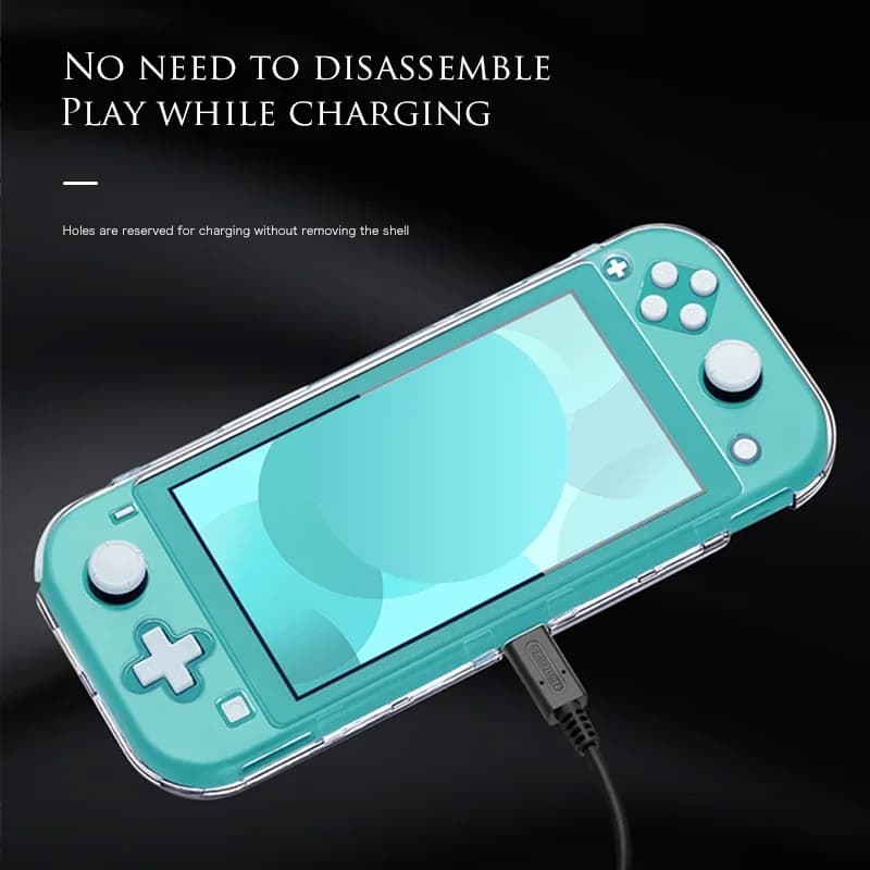 Custodia protettiva per console di gioco compatibile con Switch Lite Guscio in cristallo per PC trasparente per Switch Lite