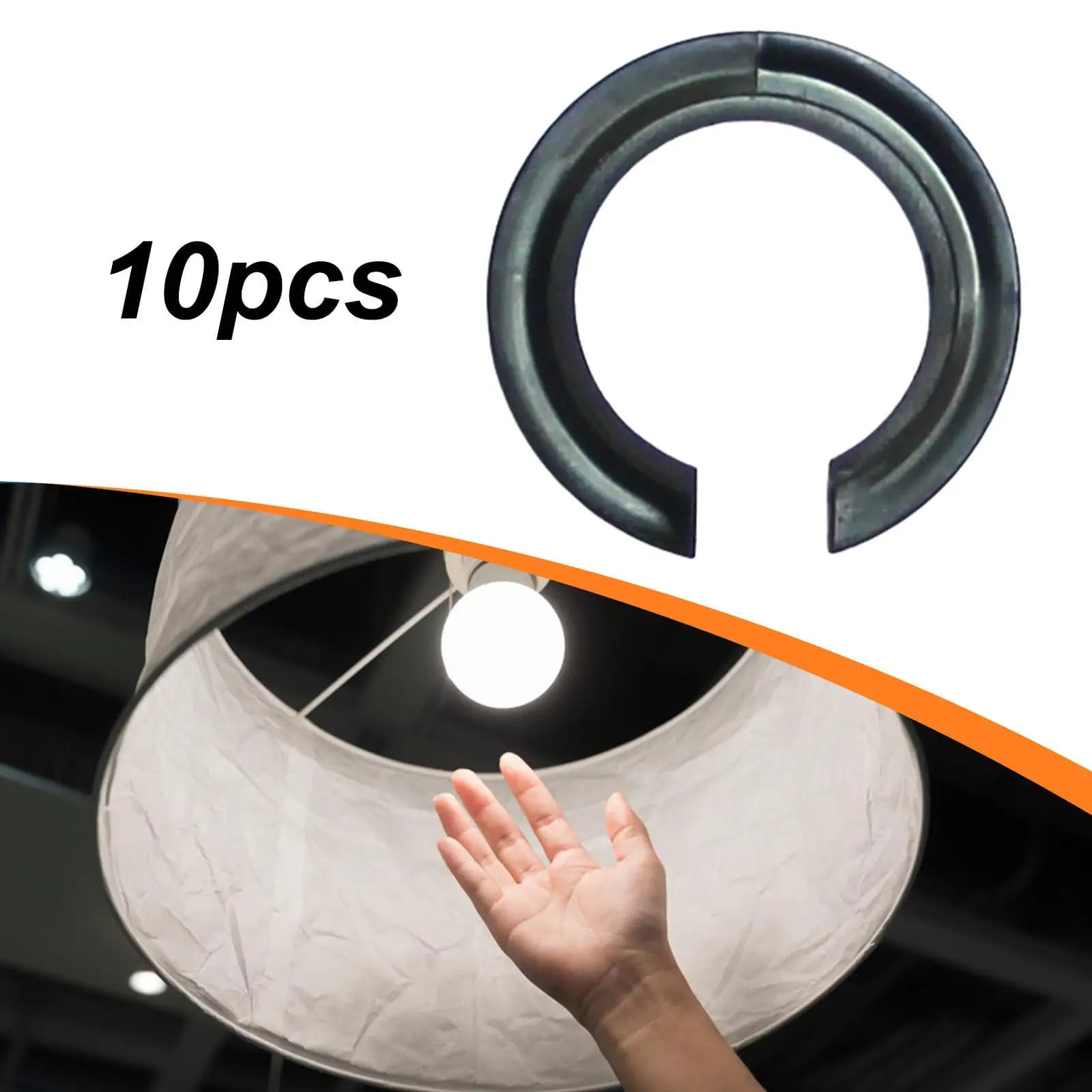 Plastic Lampshade Reducer Washers E27 to E14 Adapter Rings Converter Attachment for European Lighting Accessories