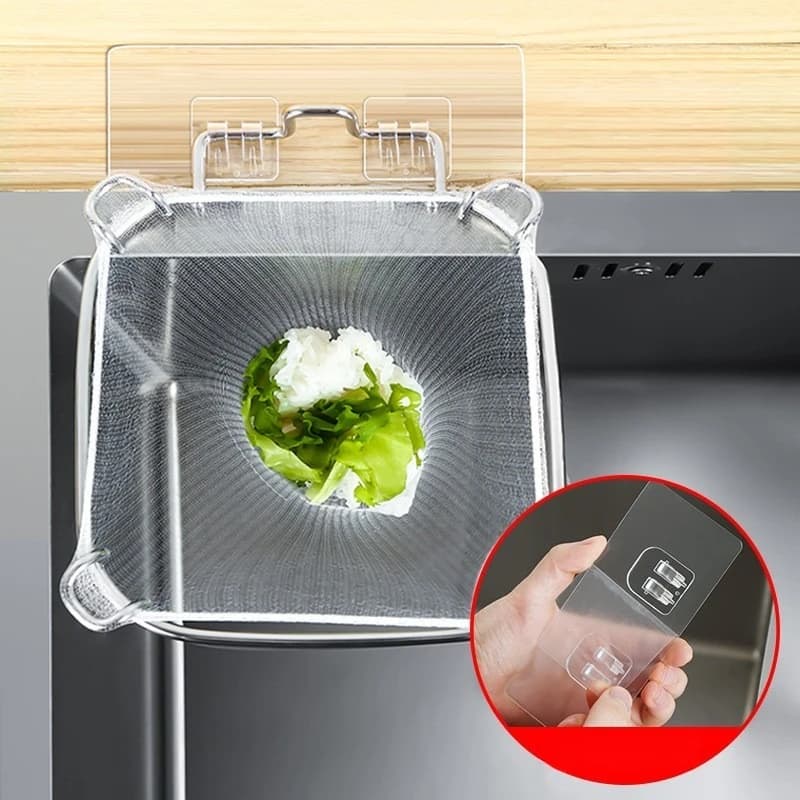 Filtro per lavello da cucina in acciaio inossidabile, cestello sottolavello per rifiuti alimentari, raccoglitore di residui, scolapiatti a rete