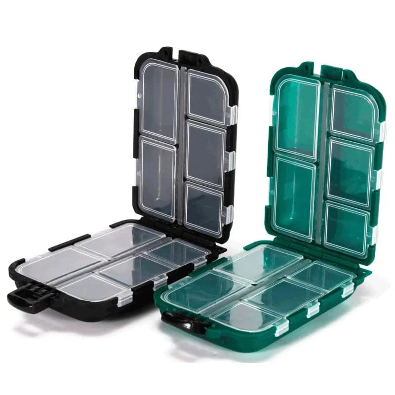1/2 pcs fishing bait box fishing equipment storage box trays for equipment hooks organizer multifunctional bait container accessory