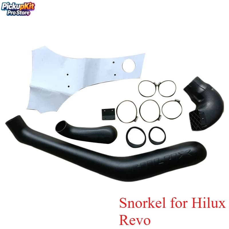 Snorkel side right for Hilux Revo N80 2.8L Diesel UV-Stable LLDPE Air Ram Water/dust test kit