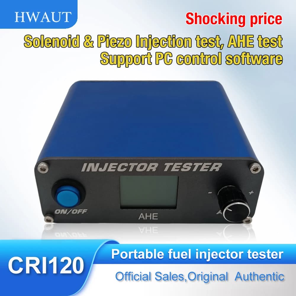 HWAUT CRI120 USB Simulatore Diesel Common Rail Iniettore Tester AHE Strumento di Test Per Bosch Delphi Cummins Siemens CAT C7 C9 Riparazione