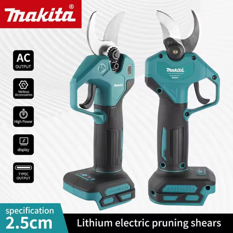Nuove Forbici Elettriche da Potatura Senza Fili Makita 2026 con Display LED per Batteria Makita 18V