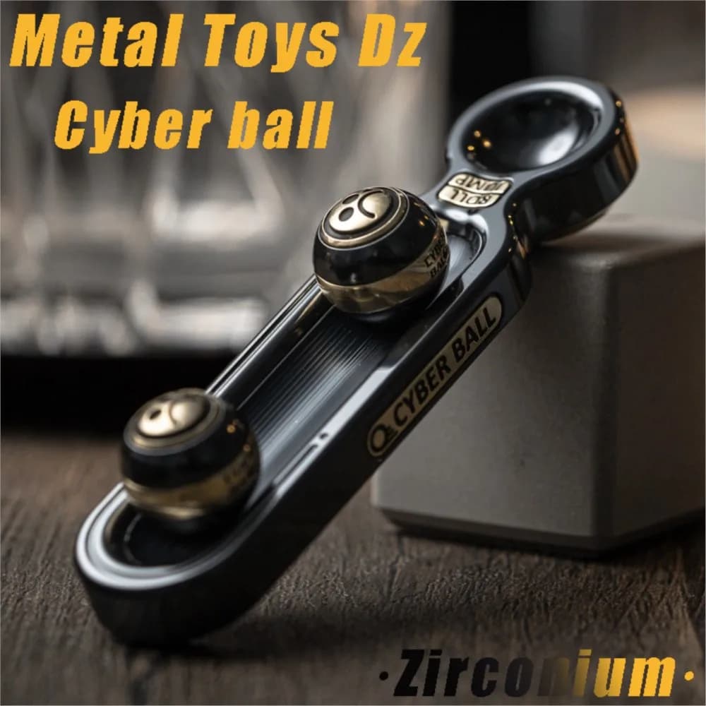 DZ. Cyber Ball Rimbalzo Zirconio Grado magnetico Spinneur a mano Giocattoli antistress Fidgets Toys