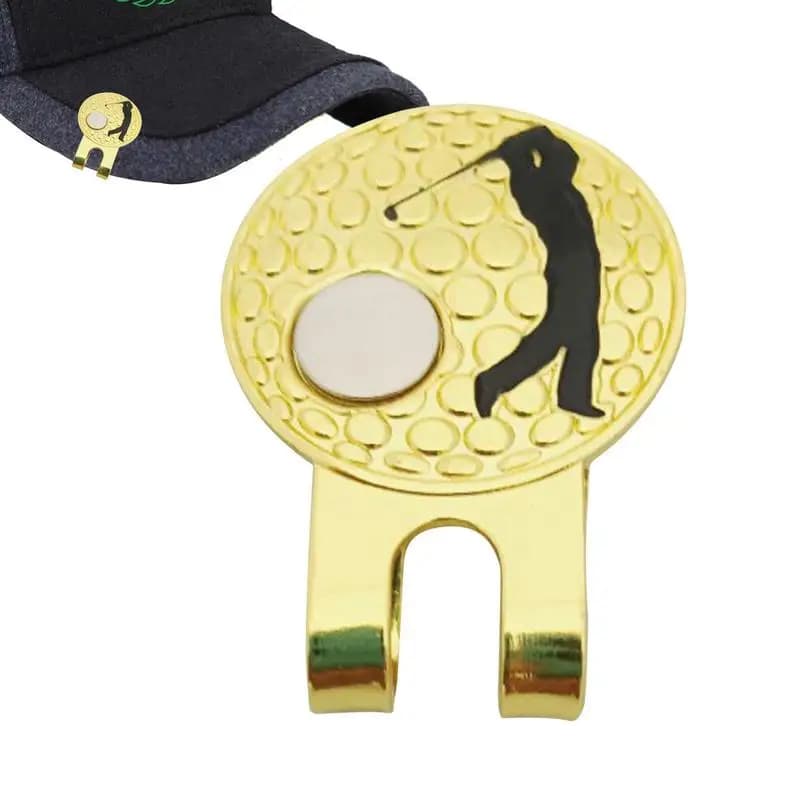 Clip per pennarello per pallina da Golf con segno a sfera magnetica modello umanoide creativo Golf Putting Alignment punching Caps Clip Training Aids Tool