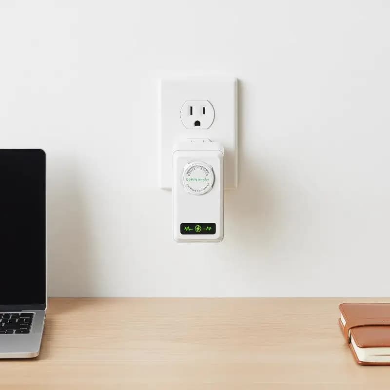 Dispositivo di Risparmio Energetico 90V-260V, Ottimizzatore di Energia Domestica Intelligente per Casa, Spina US/EU