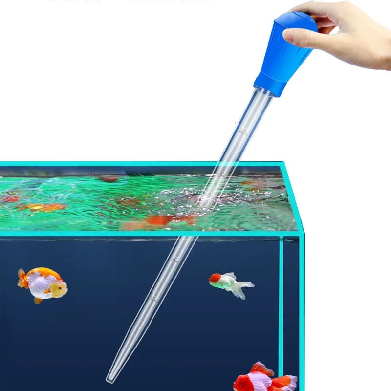 Allunga Pipette Acquario sifone acquario aspirapolvere Semplice strumento di pulizia per acquario cambio acqua 29 cm 45 cm 30 ml 50 ml