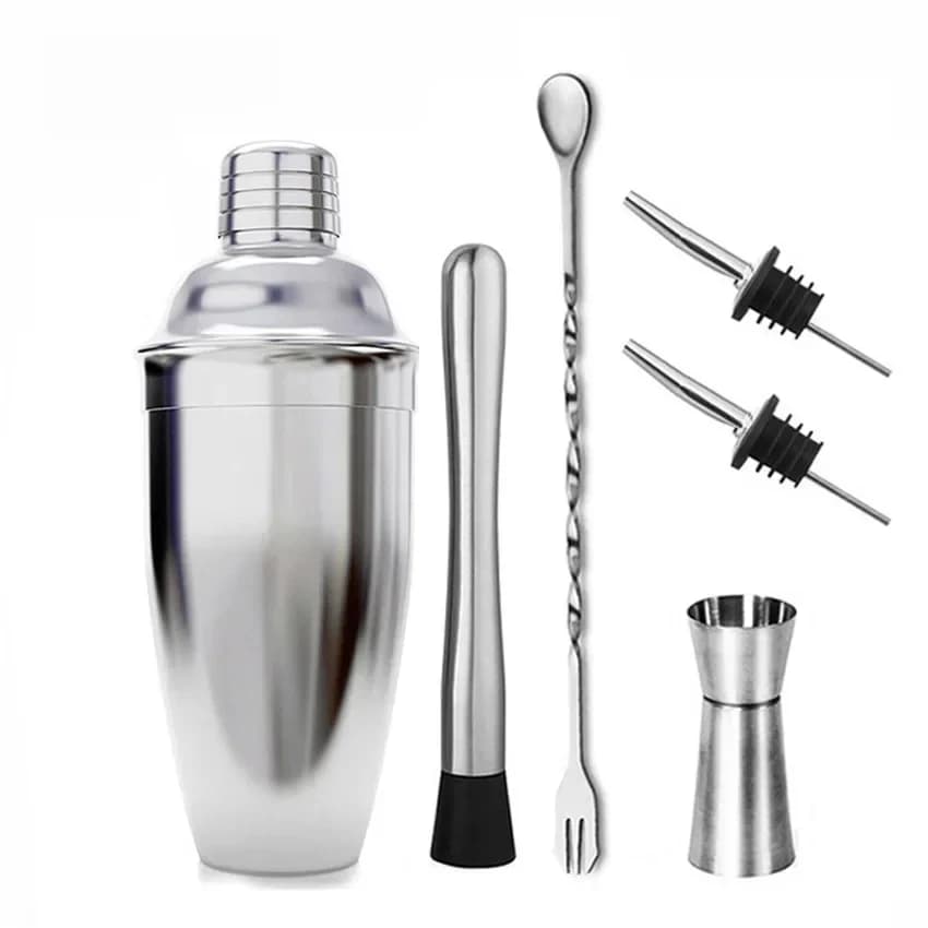 Shaker per cocktail in acciaio inossidabile Mixer per vino Martini Boston Shaker per barista Drink Party Bar Tools 550ML/750ML