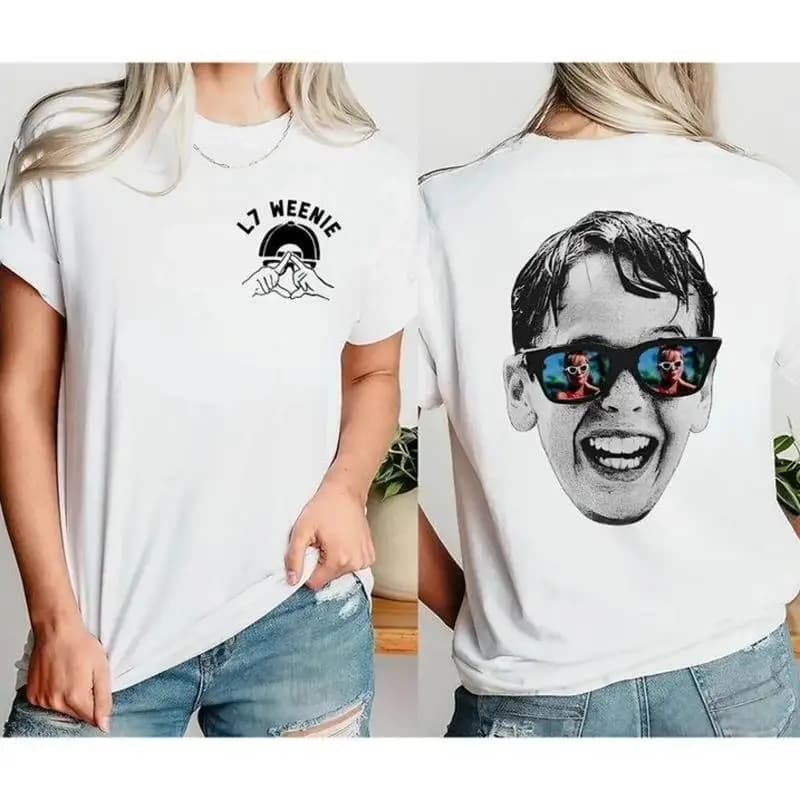 T-shirt The Sandlot Squints Love Wendy 2 lati, Squints Pop Culture L7 Weenie