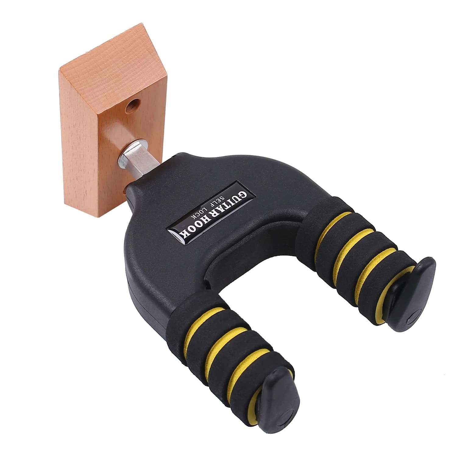 A51Q-Appendiabiti per chitarra con montaggio a parete Rastrelliere per chitarra con bloccaggio automatico Supporto per gancio per gancio per chitarra acustica Accessori per ukulele