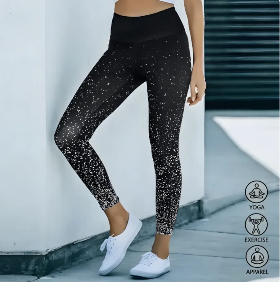 Leggings sportivi da donna, leggings stampati per yoga, pantaloni a vita alta, abbigliamento da palestra, abbigliamento sportivo per fitness e corsa
