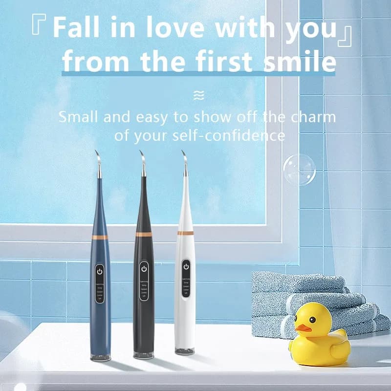 Electric toothbrush set: efficient removal of tartar, effective cleaning of gums. Comes with two toothbrush heads