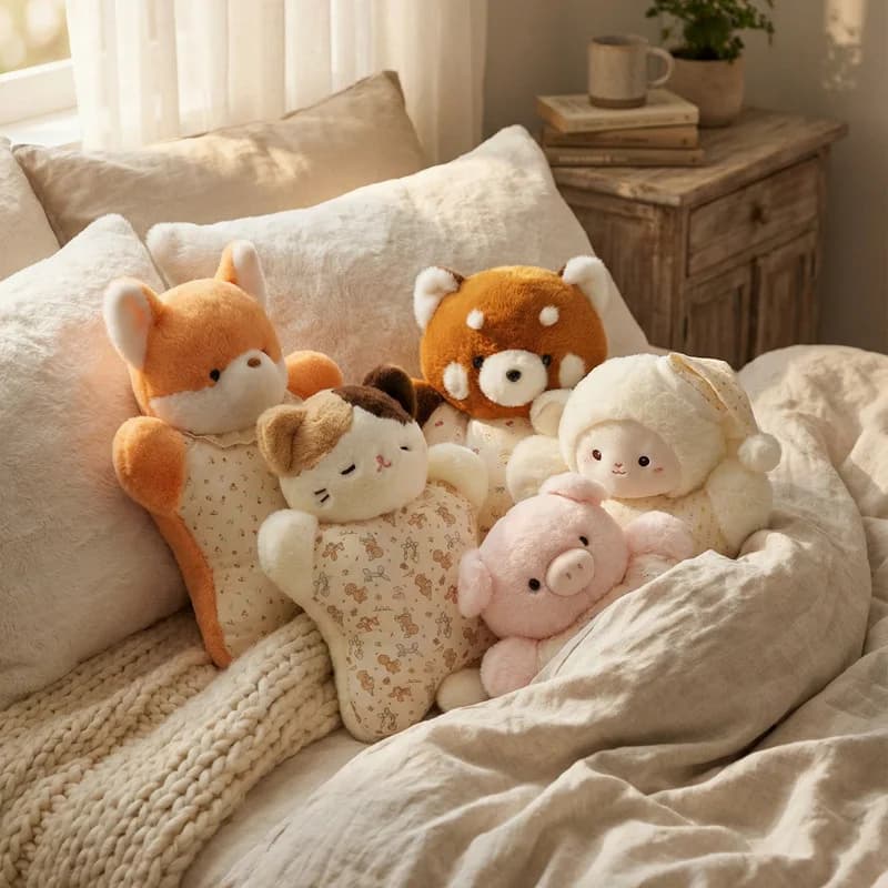 Simpatico e morbido cuscino per animali 50 cm morbido e lenitivo cane gatto sigillo farcito giocattolo compagno di sonno bambola per adulti/ragazzi divano arredamento della camera