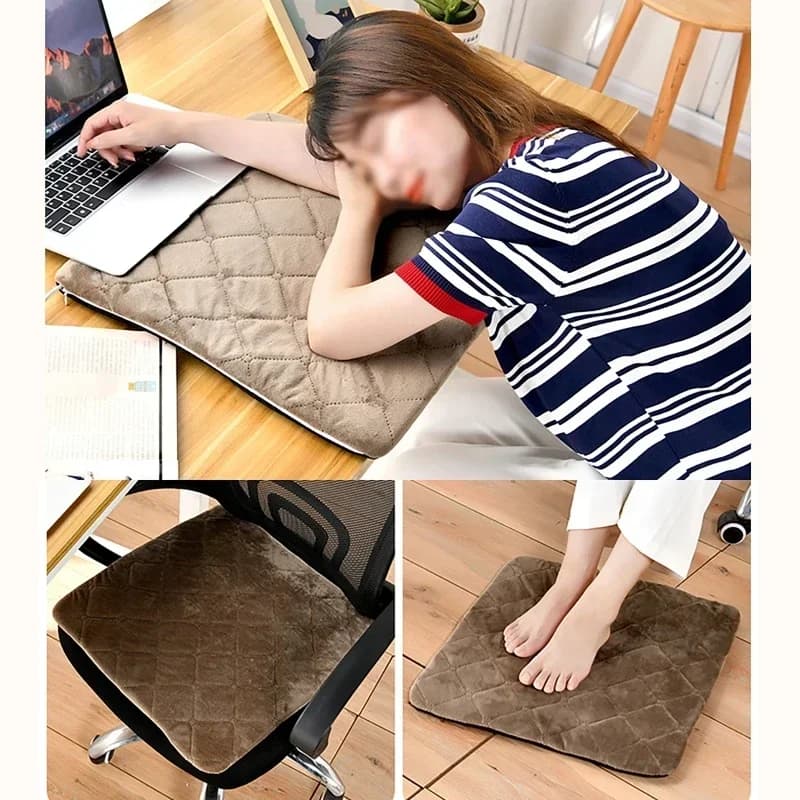 Seat heating cushion Electric heating cushion Office chair backrest Integrated thermostatic plug Adjustable temperature 8 gears