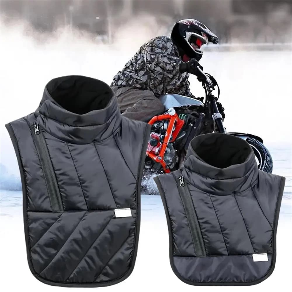 Winter Warm Motorcycle Neck Chest Warmer Windproof Motorbike Warm Scarf Balaclava Motorcycle Neck Cloak Universal for Women Men