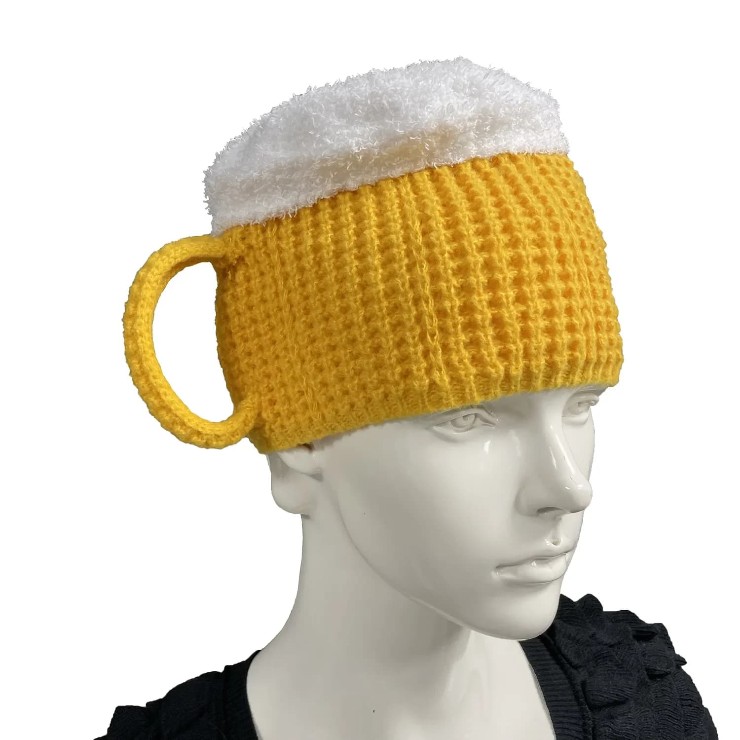 Nuovi cappelli per tazze di birra 3D divertenti europei e americani di vendita calda per cappelli di lana lavorati a maglia universali per uomini e donne caldi invernali