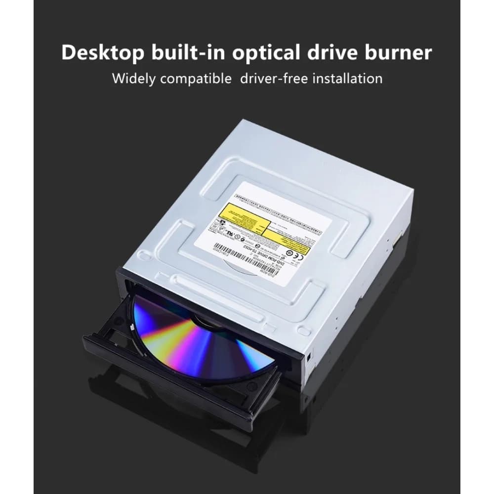 Unità CD per masterizzatore DVD con unità ottica integrata da tavolo da 3,5 pollici per PC Computer Windows e Mac, unità ottica integrata