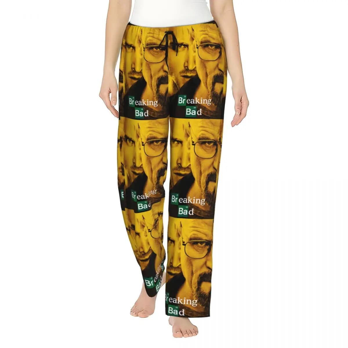 Breaking Bad Chemical Crime Women's Loungewear pants Stretch Walter White Jesse Pinkman Pyjama Pants Home Pajama Bottoms