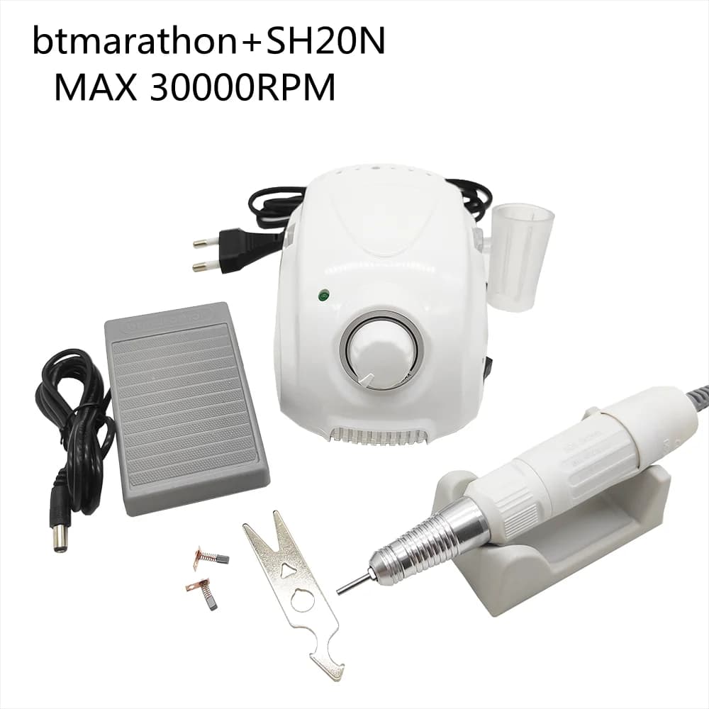 65W BT Marathon M3 Trapano per unghie 35K 45K H37L1 H200 Fresa Strumento di lucidatura elettrico Pedicure Macchina per manicure