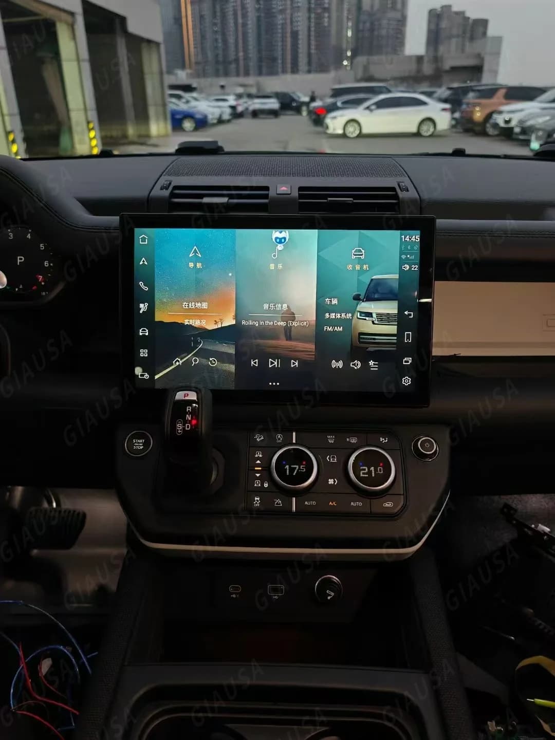 13.3 pollici Per Land Rover Defender 2018-2024 90/110/130 /L663 Autoradio Lettore Multimediale Schermo Curvo Ad Alta Definizione Senza Fili