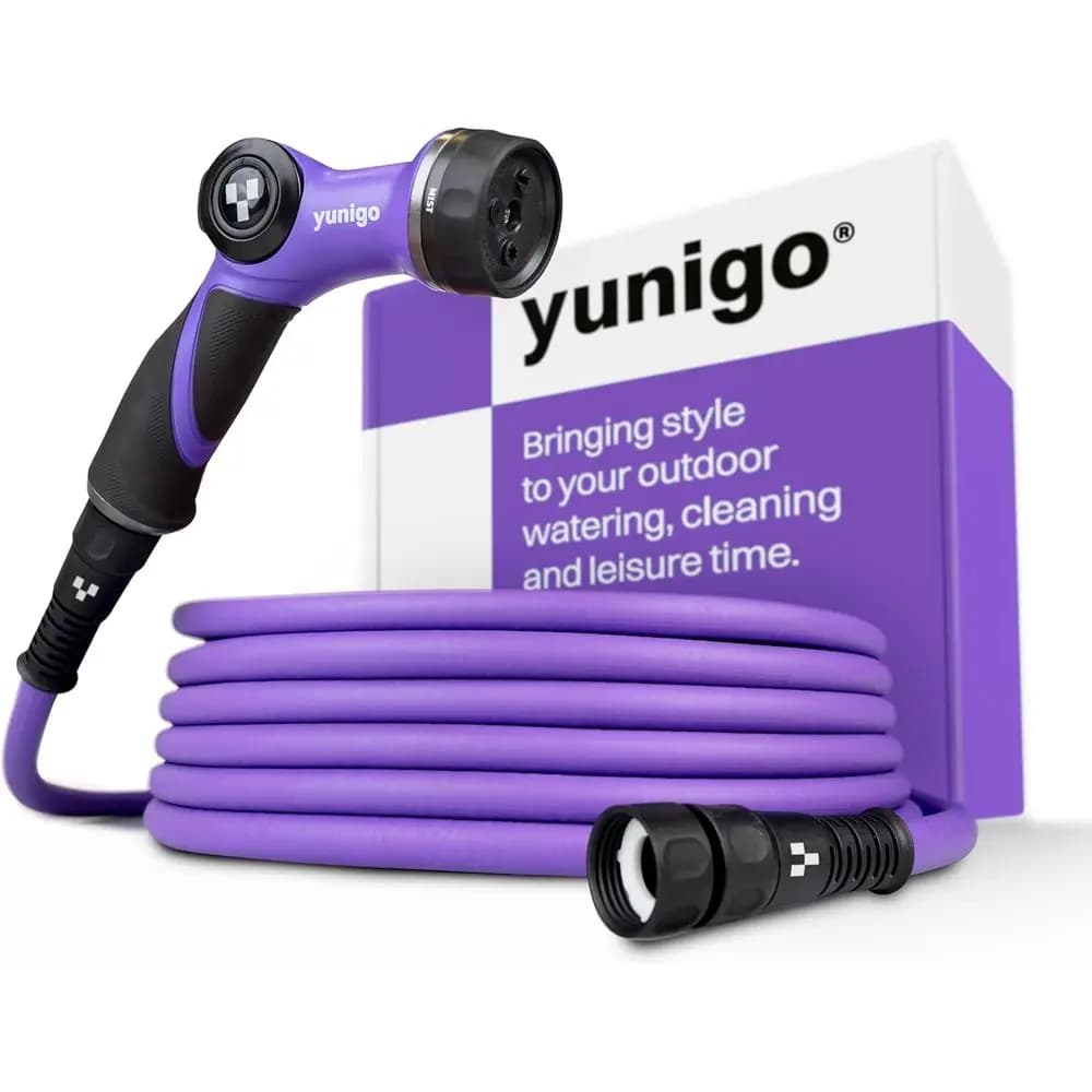 Tubo da Giardino Espandibile da 15 Metri - Leggero, Anti-Attorcigliamento, Resistente con Ugello Spray e Kit di Riparazione