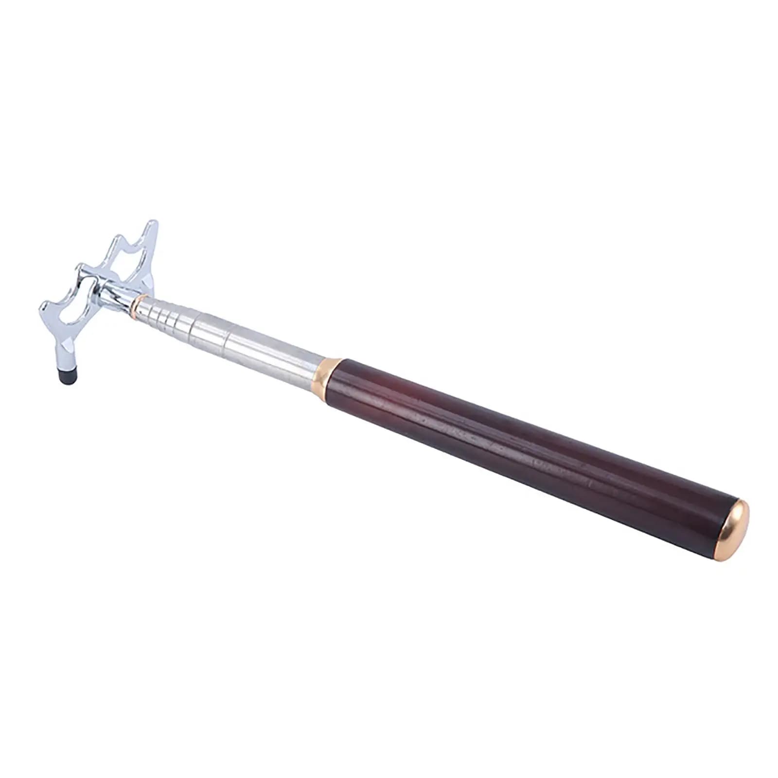 Professional Telescopic Billiards Bridge Head Cue Stick Replacement Holder Stainless Steel Rod for Snooker and Pool Table