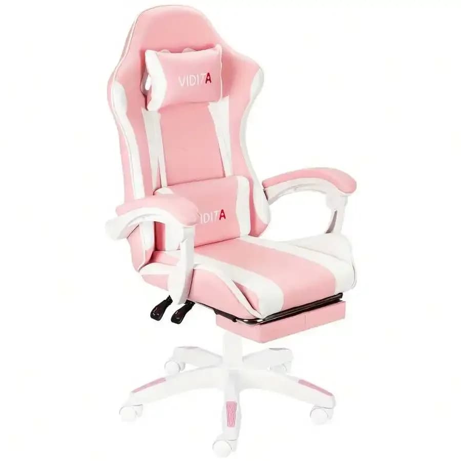 Sedia da gaming per ufficio, sedia da gaming per adulti, sedia da computer ergonomica per adolescenti, sedia da ufficio per PC in stile racing con supporto lombare