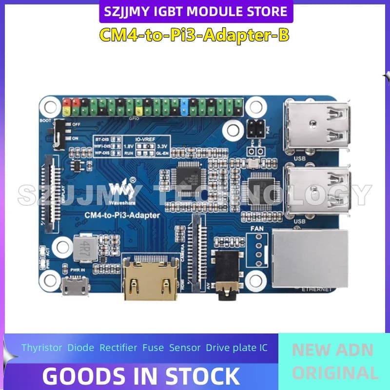 Raspberry Pi CM4 expansion card to 3B Raspberry Pi 3B + Gigabit Ethernet replacement NEW ORIGINAL IN MAGAZZINO
