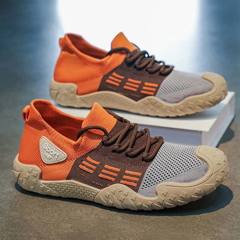 Scarpe estive da uomo traspiranti, casual, versatili, leggere, antiscivolo, da corsa, sportive, in rete.