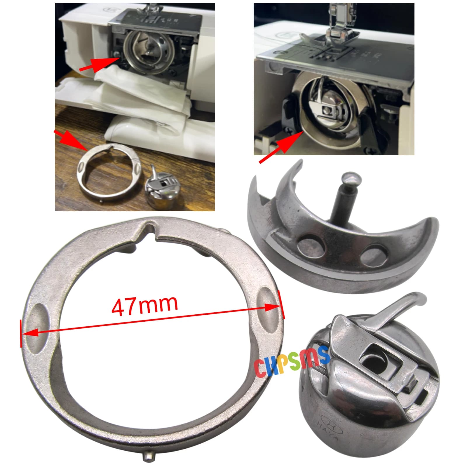 # KP-19370 Scatola per bobina, gancio e navetta SET PER macchine da cucire serie Toyota RS2000