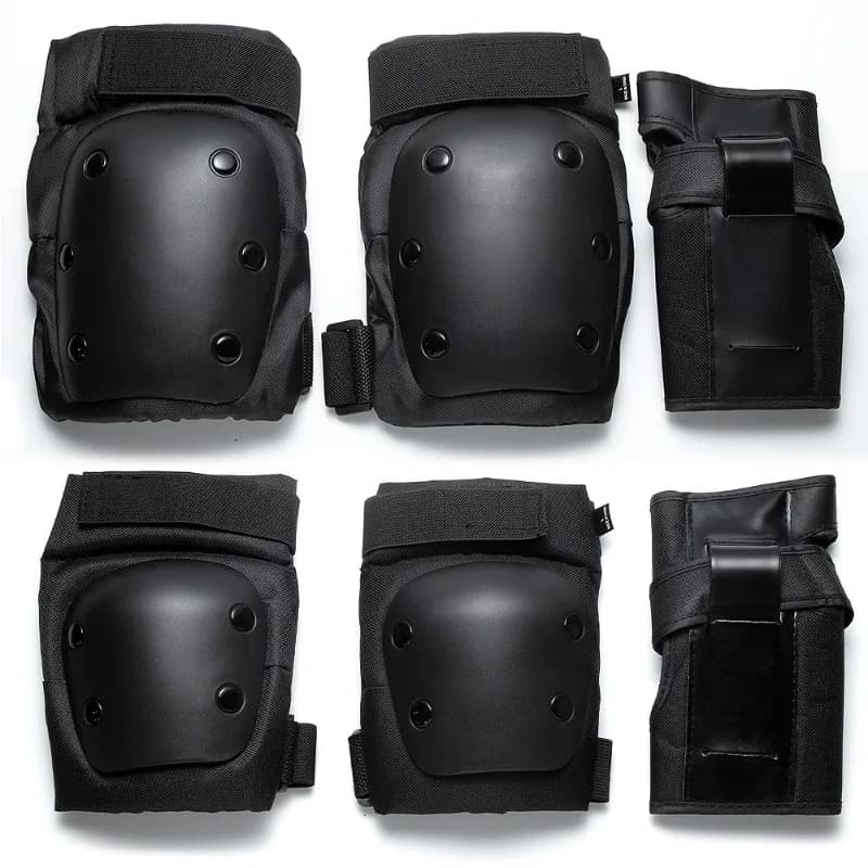 Set di Protezioni 6 in 1 per Adulti/Bambini: Ginocchiere, Gomitiere, Protezioni per Polsi per Skateboard, Pattinaggio in Linea e Ciclismo