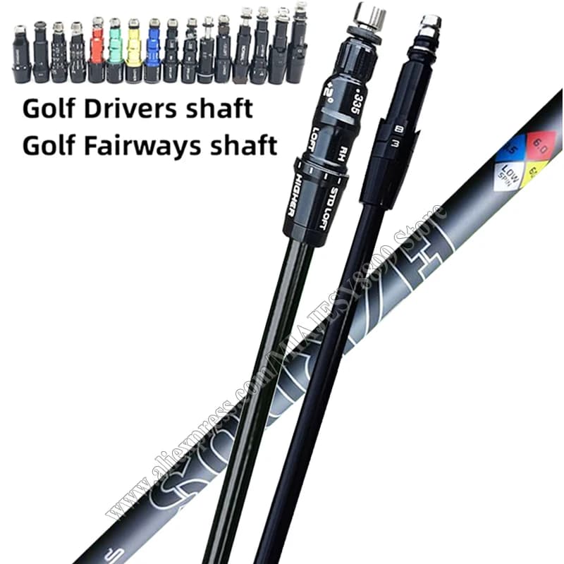 Asta per Driver da Golf X HZRDUS 6.5/6.0 in Grafite, Serie Asta per Driver da Golf in Legno, Manicotto di Montaggio Gratuito, Accessori da Golf