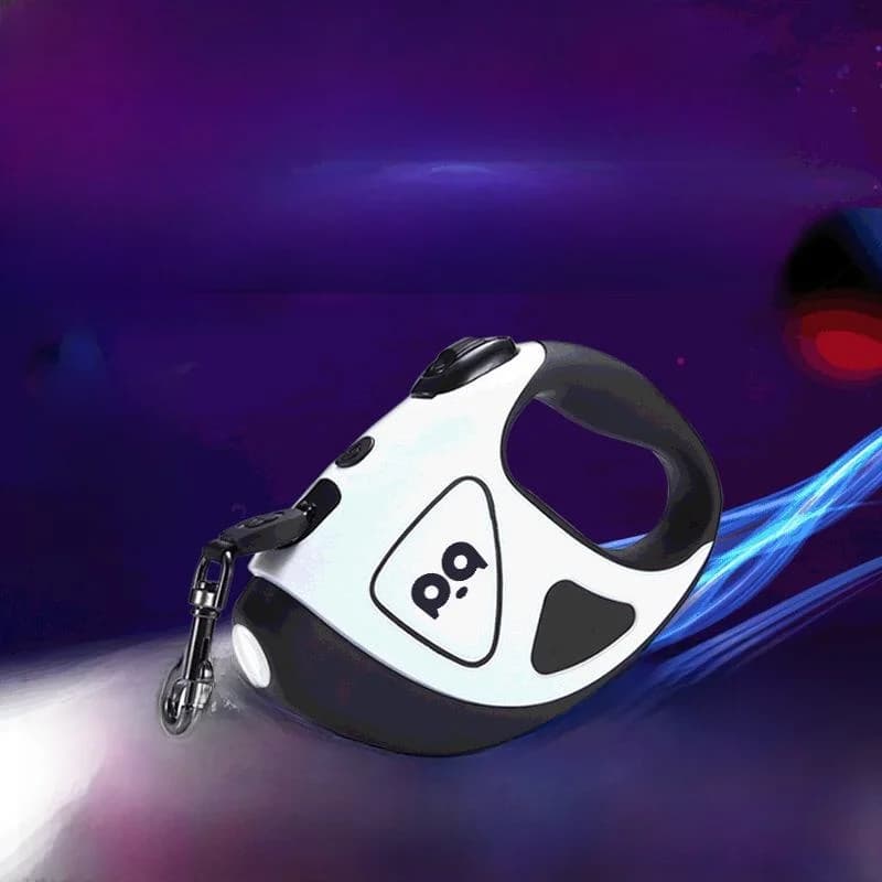 Guinzaglio Retrattile Automatico per Cani con LED Luminoso, Corda per Cani, Accessori da Viaggio per Animali Domestici, Guinzaglio per Pettorina