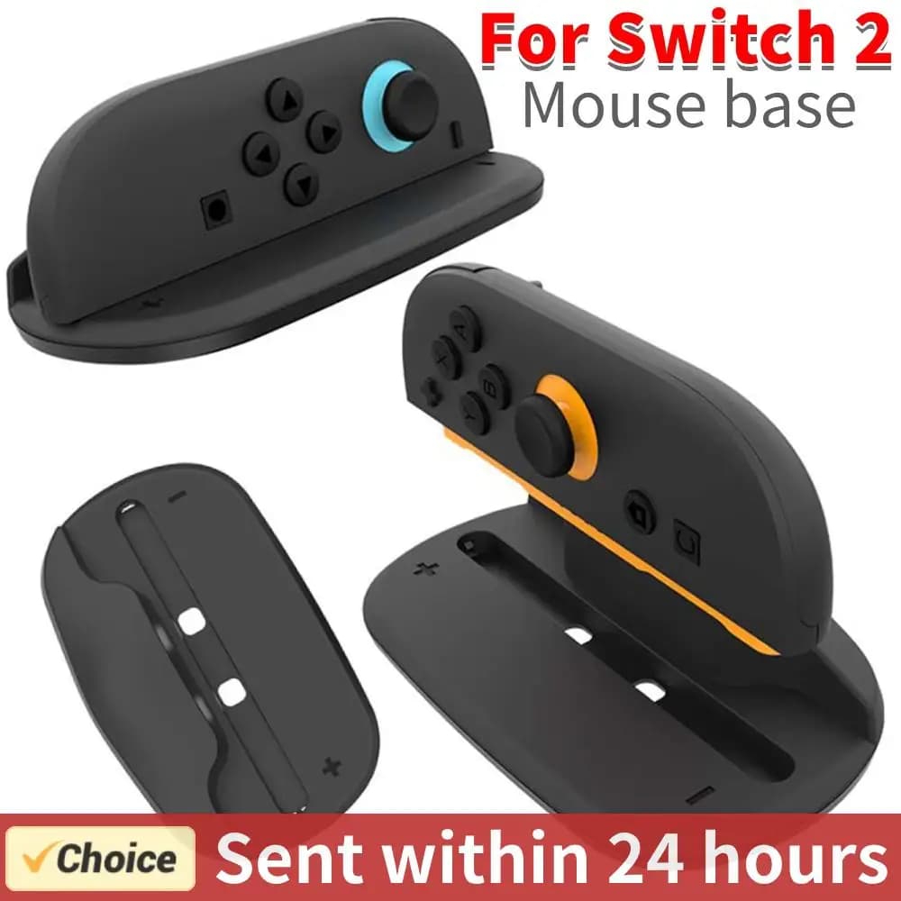 2PCS Controller di gioco Supporto per mouse Staffa per controller sinistra + destra Supporto per supporto Maniglia per gioco per Nintendo per Switch 2 Joy-Con
