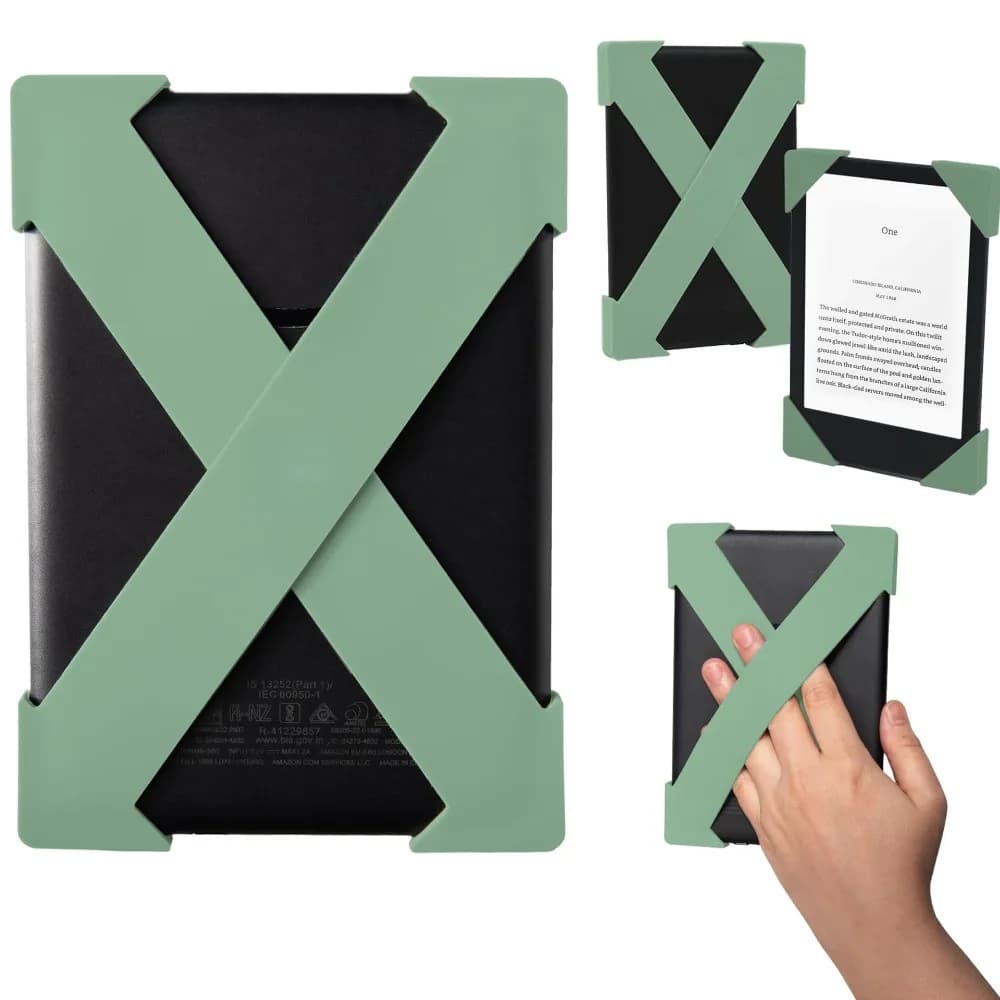 PU Leather 6-7" eReader Secure Hand Strap High Elastic E-Book Fixed Belt for Kindle Paperwhite/Kobo/Voyaga/Pocketbook/Tolino