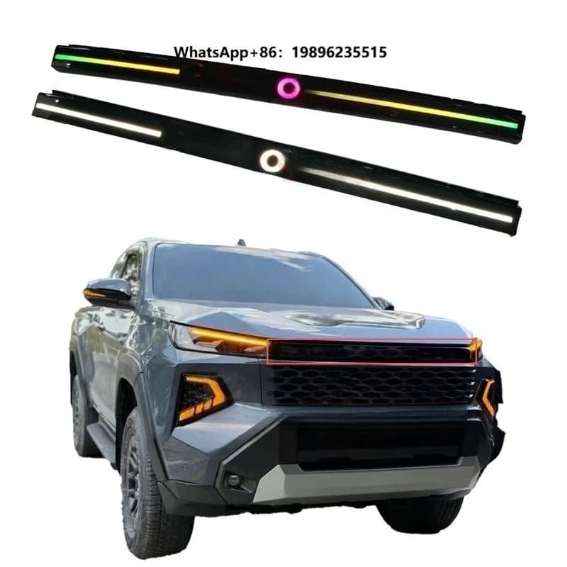 RGB Led Car Hood Lights Headlight Strip DRL for2026+ Pickup Car Decorative Atmosphere Lamp