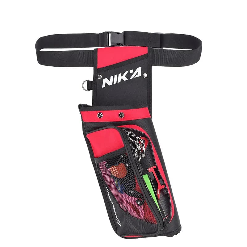 1PCS Field Quiver Waist Hanged Arrow Archery with Pockets Adjustable Belt Bow & Arrow Equipment
