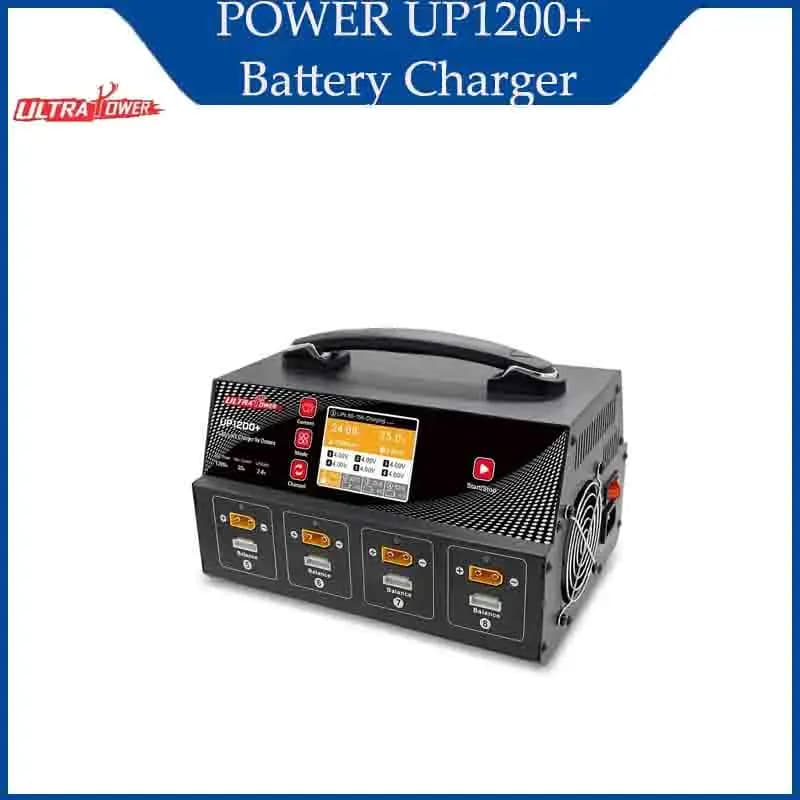 Caricabatterie Rapido Ultra Power UP1200+ 25A con Display per Droni UAV/Agricoli, per Batterie LiPo LiHV 2-6S a 8 Canali RC