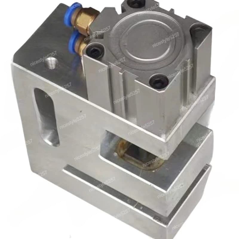 Punzonatrice Pneumatica per Sacchetti in Plastica, Foro a Farfalla per Sacchetti BOPP e Film PP 32x6x9MM, Macchina Punzonatrice Universale ad Aria 280T/MIN