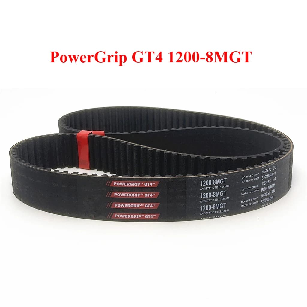 PowerGrip GT4 1200-8MGT 150 Teeth Timing Belt 3D Printer CNC Machine Textile Machine Fan Drive Belt Replacement for GT3/GT2