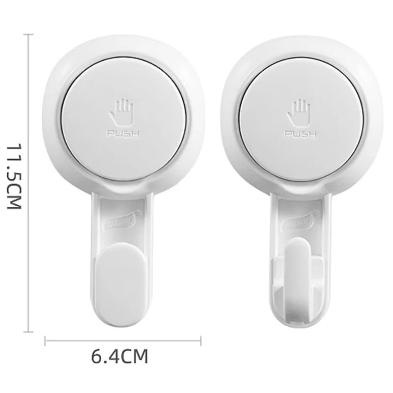 Ganci a ventosa resistenti Bagno Impermeabile Asciugamano Accappatoio Appendiabiti Gancio di aspirazione Parete Nessuna perforazione Gancio per organizer da cucina