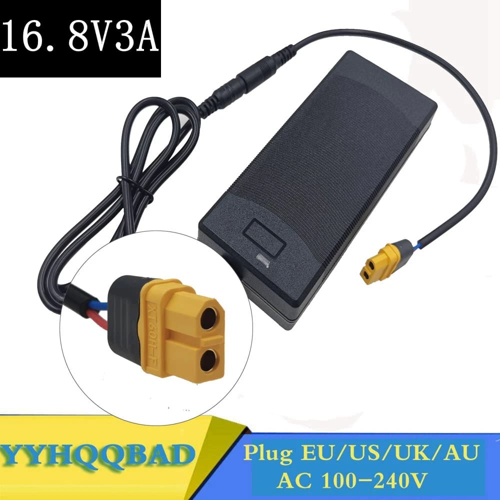 16.8V 14.4V 3A Lithium Li-Ion Battery Charger for 4 Series 14.4V 14.8V Lithium Li-Ion Polymer Battery Pack XT60 Connect