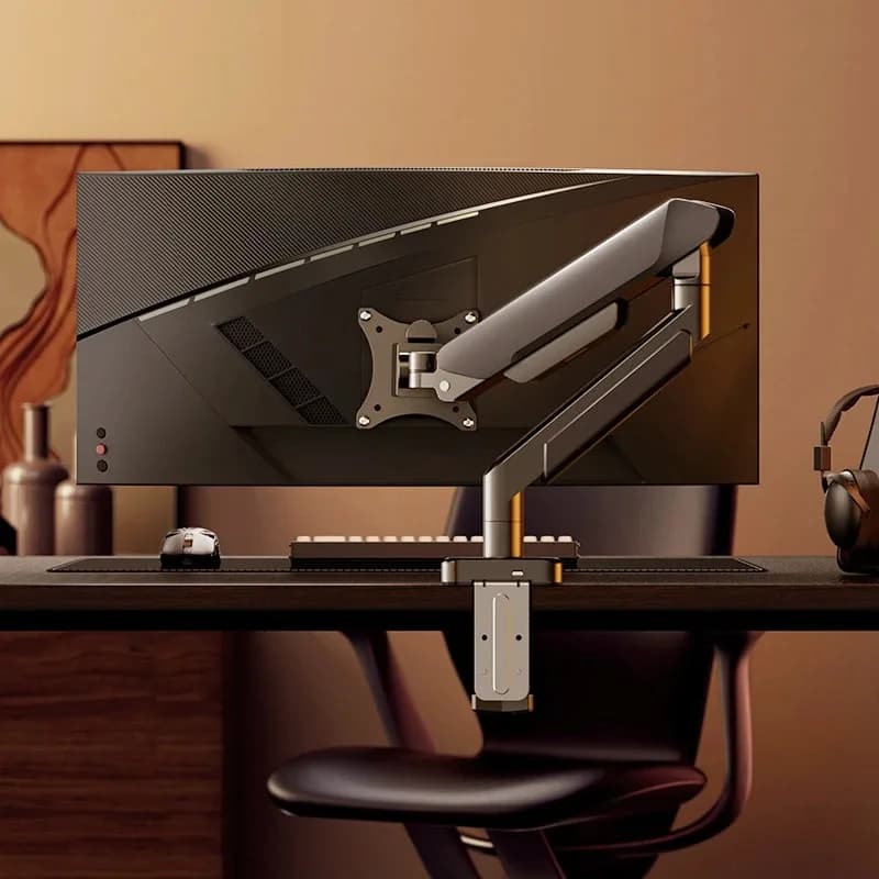 Supporto Universale Regolabile in Altezza per Monitor Singolo, Stand per Computer da Scrivania per Installazione Desktop