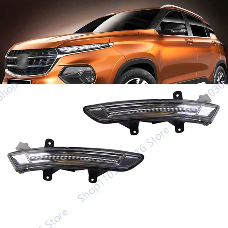 Auto Mirror Rearview Lamp for Chevrolet Groove / Baojun 510 2017-2021 Front side mirror Direction indicator Accessories